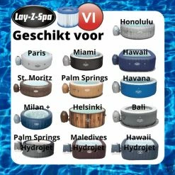 Merkloos 12 X LayZSpa Filter Type VI Onderhoud Filtercartridge - Filterpatroon VI - Reservefilterelement Voor Lay-Z-Spa - Spa Filter Jacuzzi + Serviceboek -Stroller shop 550x550 384
