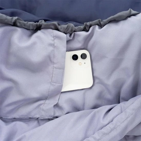 Anaterra® Slaapzak LEKKAWARM - Winter - Max. Lichaamslengte 190 Cm - 230 X 82 X 55 Cm - Tweewegrits - Incl. Draagtas - Mummy Slaapzak 7 Anaterra® Slaapzak LEKKAWARM - Winter - Max. Lichaamslengte 190 Cm - 230 X 82 X 55 Cm - Tweewegrits - Incl. Draagtas - Mummy Slaapzak - Afbeelding 5