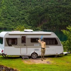 AREBOS Camping Douchekop 12 V Auto Buitentuin Hondendouche Dompelpomp Blauw -Stroller shop 550x550 470