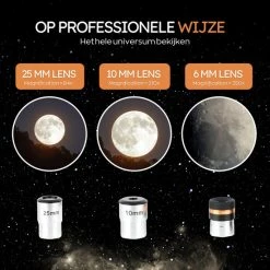 Rapanda Telescoop 350x Vergroting - Sterrenkijker - Voor Volwassenen & Kinderen - Verstelbaar Statief - Draagtas -Stroller shop 550x550 474