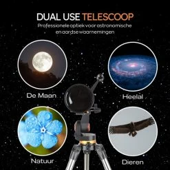Rapanda Telescoop 350x Vergroting - Sterrenkijker - Voor Volwassenen & Kinderen - Verstelbaar Statief - Draagtas -Stroller shop 550x550 476