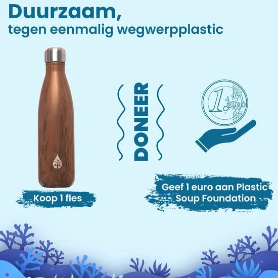 VANN Drinkfles Met Rietje Tuit Theefles Waterfles Volwassenen Drinktuit Sportfles 500ml Dagdeals - Hout 8 VANN Drinkfles Met Rietje Tuit Theefles Waterfles Volwassenen Drinktuit Sportfles 500ml Dagdeals - Hout - Afbeelding 6