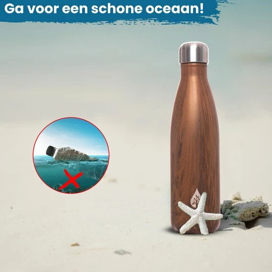 VANN Drinkfles Met Rietje Tuit Theefles Waterfles Volwassenen Drinktuit Sportfles 500ml Dagdeals - Hout 10 VANN Drinkfles Met Rietje Tuit Theefles Waterfles Volwassenen Drinktuit Sportfles 500ml Dagdeals - Hout - Afbeelding 8