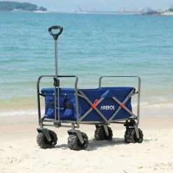 AREBOS Handkar | Transportwagen | Apparatuurwagen | Opvouwbaar | Blauw -Stroller shop 550x550 514