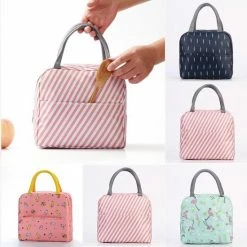 SIVAYES Lunchtas - Koeltas - Schooltas - Leuke Vrolijke Picknicktas - Kinderen & Volwassenen - Flamingo Grijs - Sinterklaascadeau - Kerstcadeau -Stroller shop 550x550 521