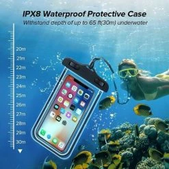 LuxeRoyal Waterdichte Telefoonhoesjes - Waterproof Hoesje Voor Telefoon - Waterdicht Telefoonhoesje - Zwart - Sinterklaas Cadeau - Kerst Cadeautje - Black Friday 2022 Deals -Stroller shop 550x550 542
