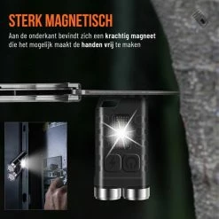 JGS Duo Zaklamp-Led-900 Lumen-USB-C-Oplaadbaar-Sleutelhanger-multifunctioneel-JGS Multicard -Stroller shop 550x550 558