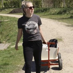 Sunny Billy Bolderkar - Beach Wagon Rood - Blank Hout - Bolderwagen Met Luchtbanden - 94x61x97cm -Stroller shop 550x550 59