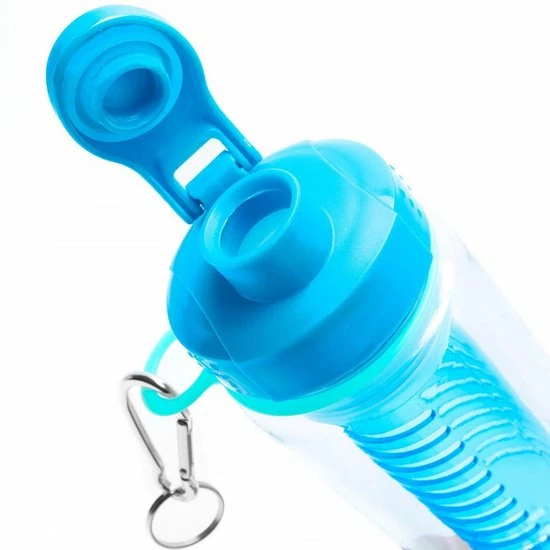 #DoYourFitness - Fruitwater Fles - »FruitInfusior« - Fruit Infuser Voor Fruitpunches / Groente Spritzers - 800ml - Turquoise 4 #DoYourFitness - Fruitwater Fles - »FruitInfusior« - Fruit Infuser Voor Fruitpunches / Groente Spritzers - 800ml - Turquoise - Afbeelding 2