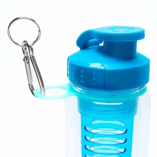 #DoYourFitness - Fruitwater Fles - »FruitInfusior« - Fruit Infuser Voor Fruitpunches / Groente Spritzers - 800ml - Turquoise 5 #DoYourFitness - Fruitwater Fles - »FruitInfusior« - Fruit Infuser Voor Fruitpunches / Groente Spritzers - 800ml - Turquoise - Afbeelding 3