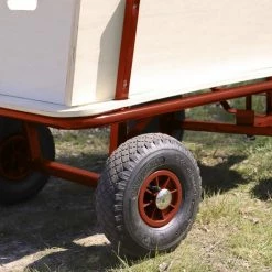Sunny Billy Bolderkar - Beach Wagon Rood - Blank Hout - Bolderwagen Met Luchtbanden - 94x61x97cm -Stroller shop 550x550 61