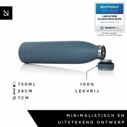 LARS NYSØM Roestvrijstalen Drinkfles 'Ren' 750ml Blue Stone 13 LARS NYSØM Roestvrijstalen Drinkfles 'Ren' 750ml Blue Stone -Stroller shop 550x550 676