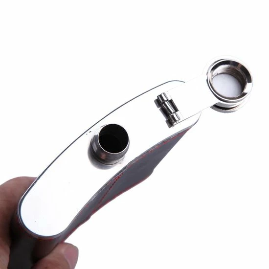 AA Commerce Luxe RVS Leder Drinkfles - 180ml 7 AA Commerce Luxe RVS Leder Drinkfles - 180ml - Afbeelding 5