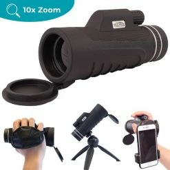 Vultus Monokijker Verrekijker – 10x42 – Monoculair Met Statief – Vogelkijker Inclusief Handstrap – Verrekijker Vogelsspotten – Monokijker Verrekijker – Vultus Explora