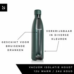 LARS NYSØM Roestvrijstalen Drinkfles 'Ivrig' 750ml Bayberry -Stroller shop 550x550 804