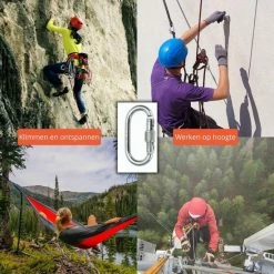 Climax Karabijnhaak - Veiligheidssluiting- Klimkarabijnhaak - Valbeveiliging - Verbinder -Stroller shop 550x550 841