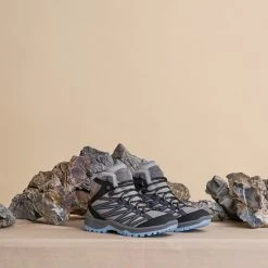 Travelin' Arosund - Hoge Dames Wandelschoenen - Waterdicht En Ademend - Lichgrijs/blauw - Maat 40 -Stroller shop 550x550 858