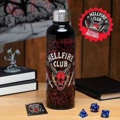 Paladone Products - Stranger Things - Hellfire Club Metal Water Bottle -Stroller shop 550x550 860
