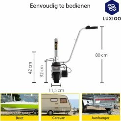 Luxiqo® Elektrisch Neuswiel – Gemotoriseerd Neuswiel – Caravan Mover – Neuswiel Mover – Caravan Neuswiel – Trailer Verplaatser – Elektrische Aanhanger – 350 W – Tot 2270 KG 14 Luxiqo® Elektrisch Neuswiel – Gemotoriseerd Neuswiel – Caravan Mover – Neuswiel Mover – Caravan Neuswiel – Trailer Verplaatser – Elektrische Aanhanger – 350 W – Tot 2270 KG -Stroller shop 550x554 11