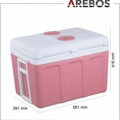 AREBOS Koelbox 40 L Auto Camping Thermo-elektrische Verwarmingsbox F 12V, 230V -Stroller shop 550x555 3