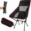 Merkloos Campingstoel Opvouwbaar - Zwart En Rood – Visstoel – Vouwstoel – Strandstoel – Inklapbaar – Lichtgewicht – Outdoor - Camping -Stroller shop 550x561 9