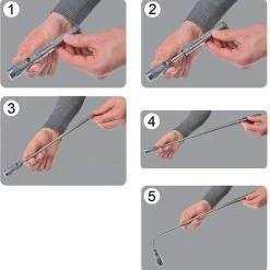 Hofftech Flexi Torch Zaklamp - Magnetisch - Uitschuifbare Telescopisch 17 Tot 56.5 Cm -Stroller shop 550x562 3