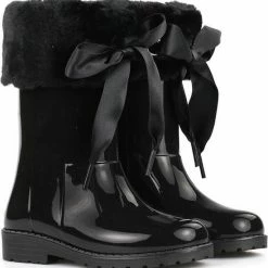 Igor - Regenlaarzen Voor Meisjes - Campera Charol Soft Hoogglans Met Strik - Zwart - Maat 32EU -Stroller shop 550x564 10