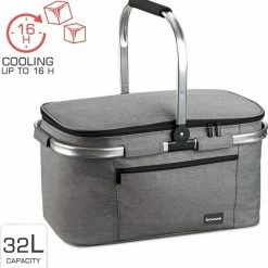 Bomoe Koeltas Picknickmand Opvouwbaar IceBreezer K47 - 47x27x26 Cm - 32 Liter- Perfect Voor Barbecues Of Boodschappen