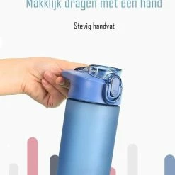 Diller Waterfles Met Rietje - Drinkfles - Handig Sluitsysteem - 750ml - Wit - Tritan & BPA-vrij -Stroller shop 550x572 5