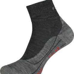 FALKE TK5 Wander Short Wandelsokken Kort Zacht Thermisch Anti-blaar Antizweet Zonder Motief Met Elastische Boord Admend Merinowol Grijs Dames Sportsokken - Maat 41-42 -Stroller shop 550x579 7