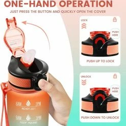 Merkloos Vision Oranje-Groene Waterfles Met Tijdmarkeringen | 1 Liter | Sport Waterfles | Drinkfles Met Rietje | Lekvrije Sportfles | Tritan Waterfles | BPA Vrij | Voor Sport, Fietsen, Kamperen, School, Sportschool | Tijdmarkering 11 Merkloos Vision Oranje-Groene Waterfles Met Tijdmarkeringen | 1 Liter | Sport Waterfles | Drinkfles Met Rietje | Lekvrije Sportfles | Tritan Waterfles | BPA Vrij | Voor Sport, Fietsen, Kamperen, School, Sportschool | Tijdmarkering -Stroller shop 550x583