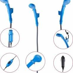 AREBOS Camping Douchekop 12 V Auto Buitentuin Hondendouche Dompelpomp Blauw -Stroller shop 550x584 2