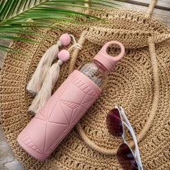 Libbey Waterfles - Glazen Drinkfles - 550 Ml - French Rose -Stroller shop 550x586 4