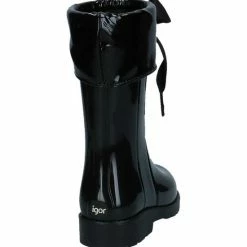 Igor - Regenlaarzen Voor Meisjes - Campera Charol Hoogglans Met Strik - Zwart - Maat 35EU -Stroller shop 550x586 9