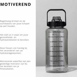 Merkloos Waterfles - Drinkfles - Bidon - Waterfles Met Tijdmarkeringen - Motivatie Waterfles - Waterfles & Drinkfles & Bidon 2 Liter - Drinkfles & Waterfles Met Rietje - Drinkfles Kinderen & Volwassenen - Grote Waterfles | Groen, 2 Liter -Stroller shop 550x588
