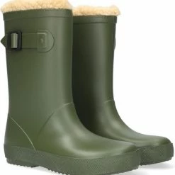 Igor - Regenlaarzen Voor Kinderen - Splash Euri Borreguito - Kakigroen - Maat 26EU -Stroller shop 550x588 4