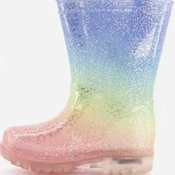 Mountain Peak Kinder Regenlaarzen Met Lichtjes - Roze - Maat 25 -Stroller shop 550x590 3