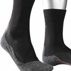 FALKE TK2 Explore Cool Wandelsokken Mid-rise Zacht Thermisch Anti-blaar Antizweet Zonder Motief Met Elastische Boord Verkoelend Duurzaam Ademend Sneldrogend Zwart Heren Sportsokken - Maat 46-48 -Stroller shop 550x591 1