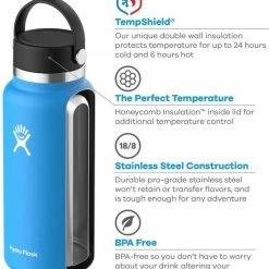 Hydro Flask Wide Mouth Flex Cap Drinkfles (946 Ml) - Rain -Stroller shop 550x594 5