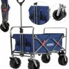 AREBOS Handkar | Transportwagen | Apparatuurwagen | Opvouwbaar | Blauw -Stroller shop 550x595 1