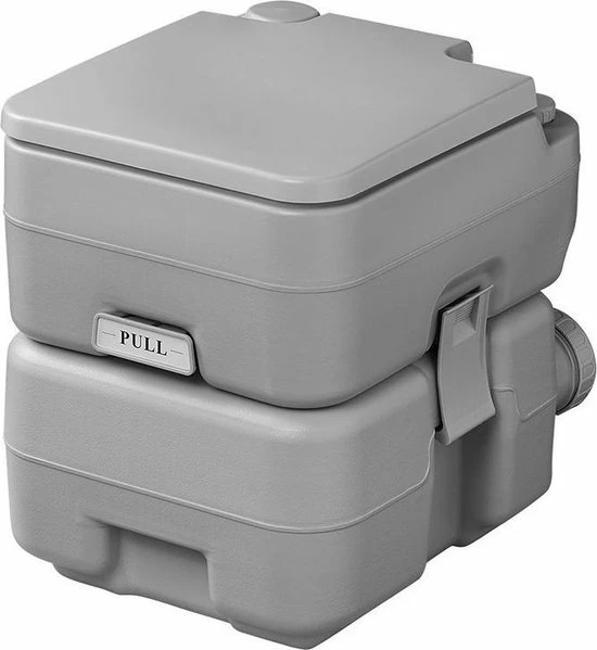 Crius Draagbaar Toilet - 20L Vuilwater - 10L Schoonwater - Met Pompje 7 Crius Draagbaar Toilet - 20L Vuilwater - 10L Schoonwater - Met Pompje - Afbeelding 5