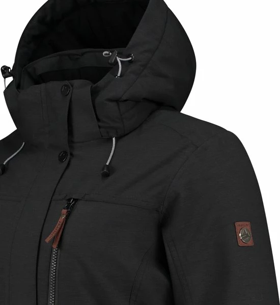 Travelin' Jack Meya - Dames Outdoorjas - Waterdicht En Ademend - Zwart - Maat 44 5 Travelin' Jack Meya - Dames Outdoorjas - Waterdicht En Ademend - Zwart - Maat 44 - Afbeelding 3