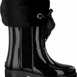 Igor - Regenlaarzen Voor Meisjes - Campera Charol Soft Hoogglans Met Strik - Zwart - Maat 32EU -Stroller shop 550x605 2