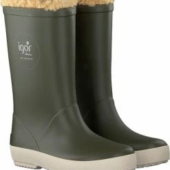 Igor - Regenlaarzen Voor Kinderen - Splash Nautico Borreguito - Kakigroen - Maat 35EU -Stroller shop 550x607 4