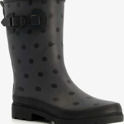 Mountain Peak Dames Regenlaarzen Met Stippen - Zwart - Maat 37