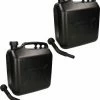 Benson 2x Jerrycan Zwart - 20 Liter - Inclusief Schenktuit