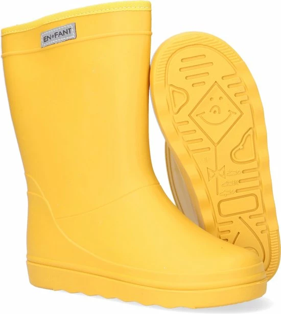 Enfant Rubber Rain Boot Solid Regenlaarzen - Rubber Laarzen - Meisjes - Geel - Maat 32 7 Enfant Rubber Rain Boot Solid Regenlaarzen - Rubber Laarzen - Meisjes - Geel - Maat 32 - Afbeelding 5