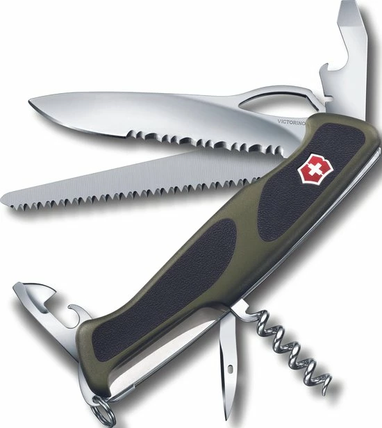 Victorinox RangerGrip 179 Zakmes 12 Functies Groen/Zwart 3 Victorinox RangerGrip 179 Zakmes 12 Functies Groen/Zwart