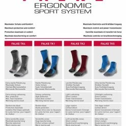 FALKE TK2 Explore Cool Short Wandelsokken Kort Zacht Thermisch Anti-blaar Antizweet Zonder Motief Met Elastische Boord Verkoelend Ademend Sneldrogend Grijs Dames Sportsokken - Maat 39-40 -Stroller shop 550x619