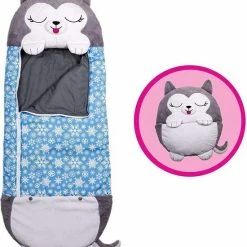 Into Stock Happy Napper -180 Cms | Kinderslaapzak |slaapzak Junior | Nappers | Children Sleeping Bag | Kinderen Slaapzak | Super Soft 2 In 1 Fun Pillow &Sleepy For Boys | Kat Slaapzak | Zachte Slaapzak | Knuffel Slaapzak | 2 In 1 Slaapzak | Kinderen